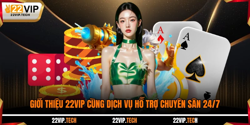 Giới thiệu 22VIP cùng dịch vụ hỗ trợ chuyên sân 24/7
